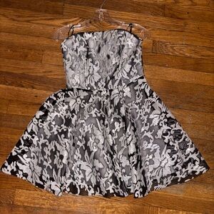 Bebe Black and White Dress